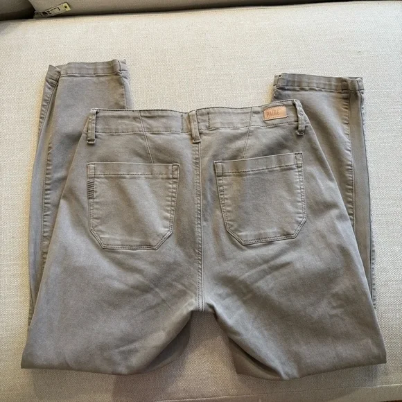 PAIGE Women’s Mayslie Straight Ankle Chino Pants Taupe size 28 - Picture 5 of 9